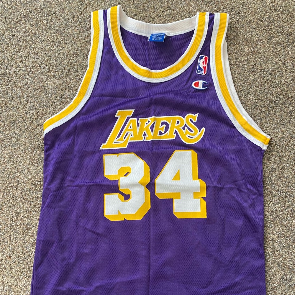 Champion Vintage LA Lakers O’Neal Jersey size Youth L 14-16